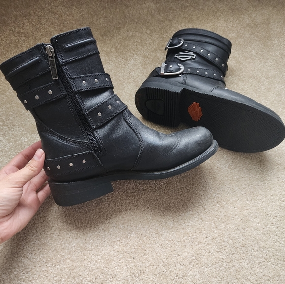 Harley-Davidson Chryse Black Leather - Picture 3 of 5